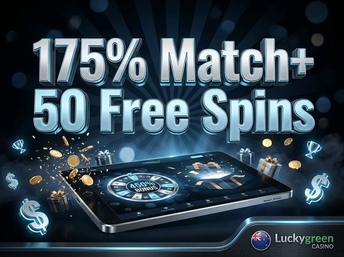 175% Match+ 50 Free Spins